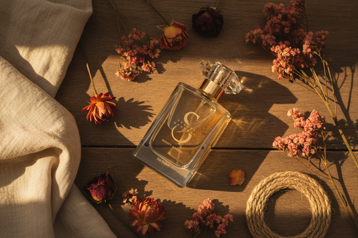 Scenty Banner - Warm Wood